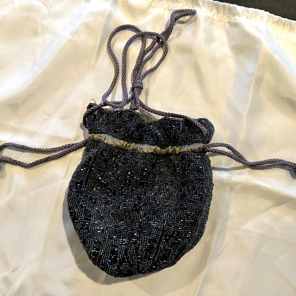 Carolyne Barton Vintage Beaded Bucket Bag